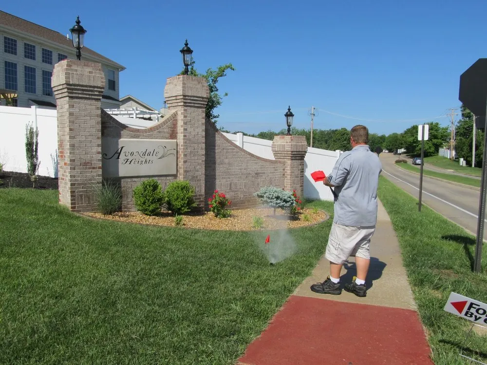 Professional garden landscaping for homes in St. Peters, MO by Back Nine Irrigation