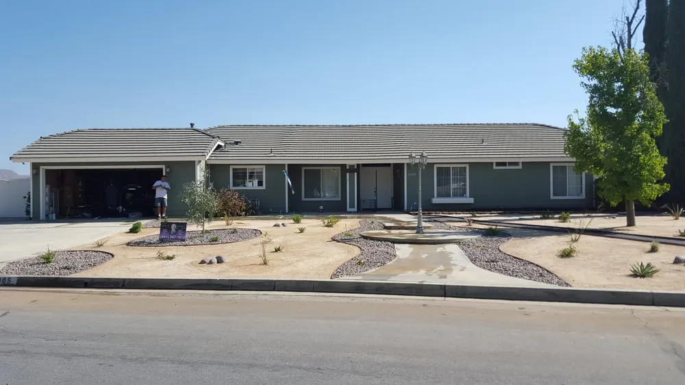 Custom landscape design in Moreno Valley, CA by Back To Eden Landscapes