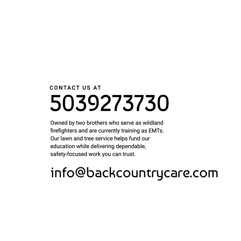 Reliable lawn mowing service experts serving Portland, OR - Backcountry Lawn and Tree Services