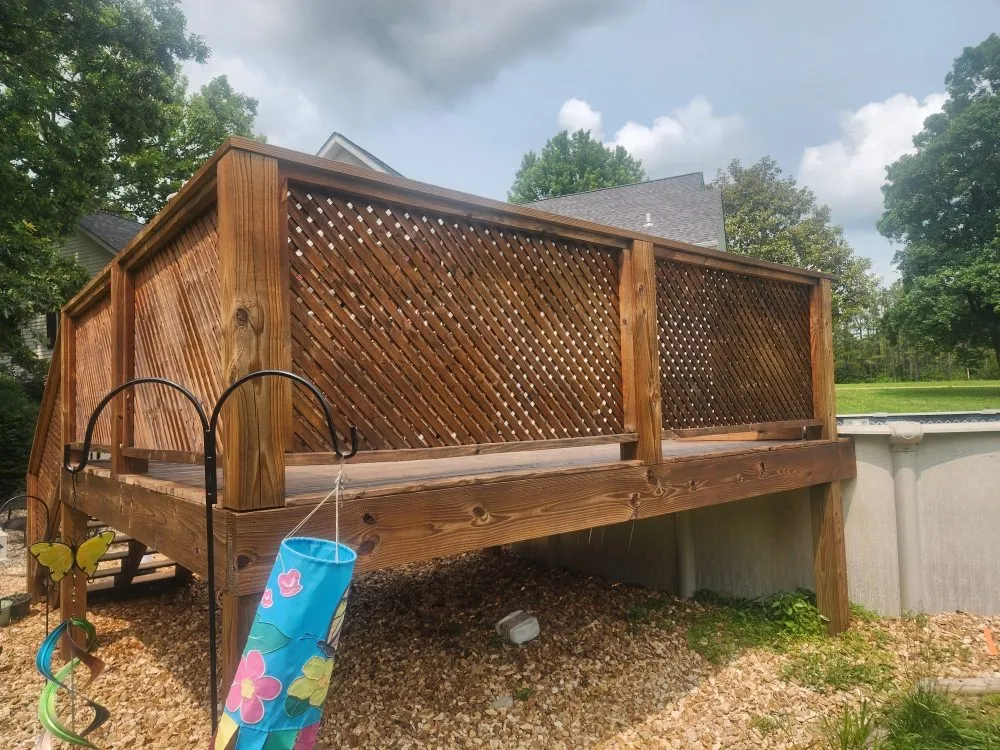 Custom outdoor landscaping with custom design across Sullivan, MO - Backwoods Handyman