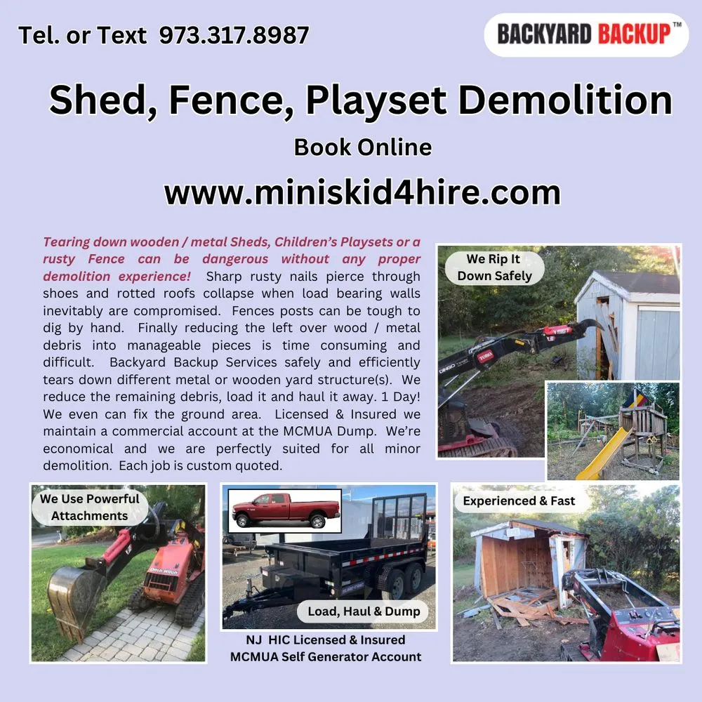 Professional lawn care service experts serving Morristown, NJ - Backyard Backup Service