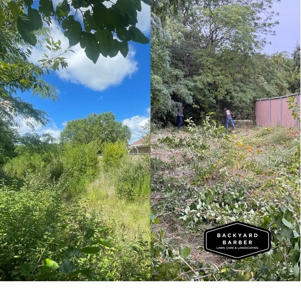 Professional yard cleanup service for residential properties in Quincy, IL by Backyard Barber Lawn Care And Landscaping