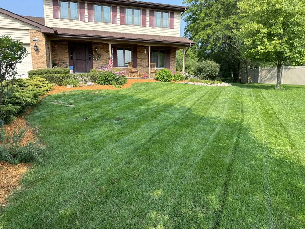 Expert yard cleanup service for homes in Tinley Park, IL by Backyard Boys Lawn Care