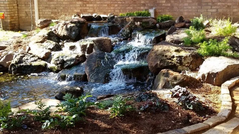 Professional yard maintenance for outdoor upgrades in Aubrey, TX by Backyard Concepts