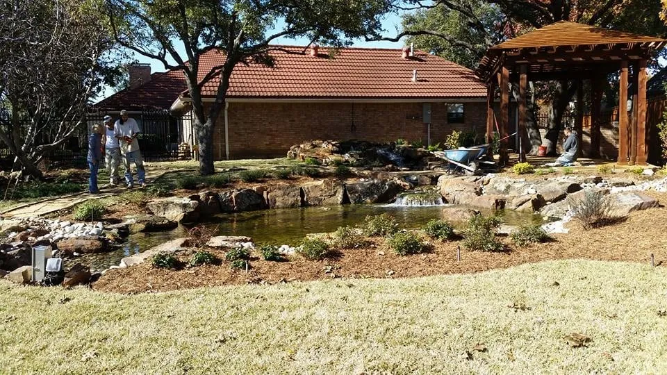 Affordable landscape installation for beautiful yards across Aubrey, TX - Backyard Concepts