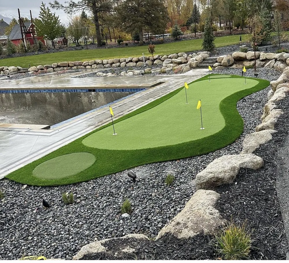 Affordable landscape installation in Lindon, UT by Backyard Greens