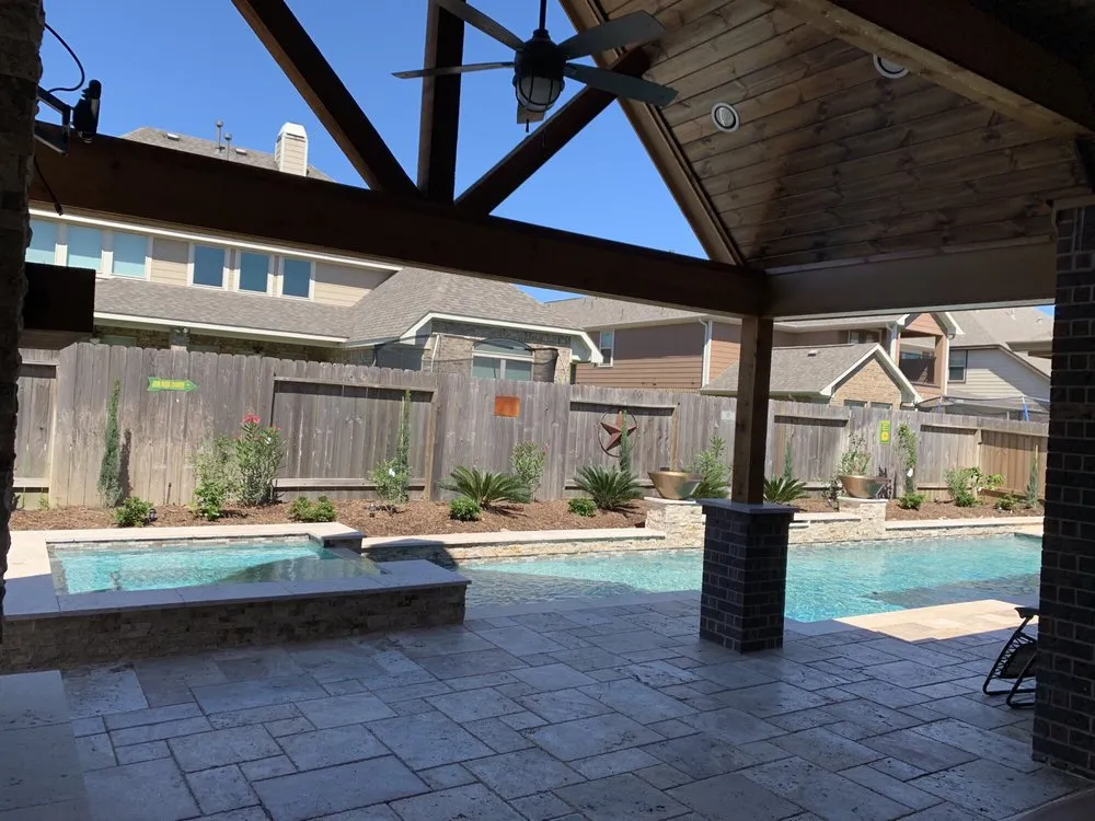 Reliable residential landscaping for residential properties in Cypress, TX by Backyard Luxuries