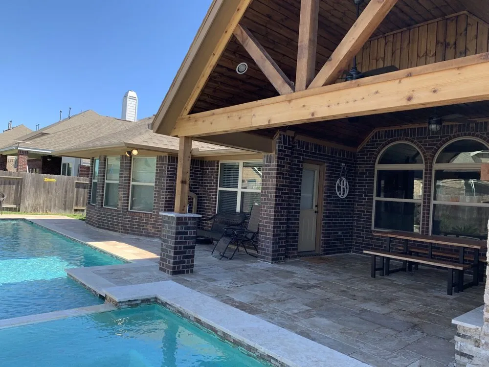 Custom yard maintenance in Cypress, TX by Backyard Luxuries