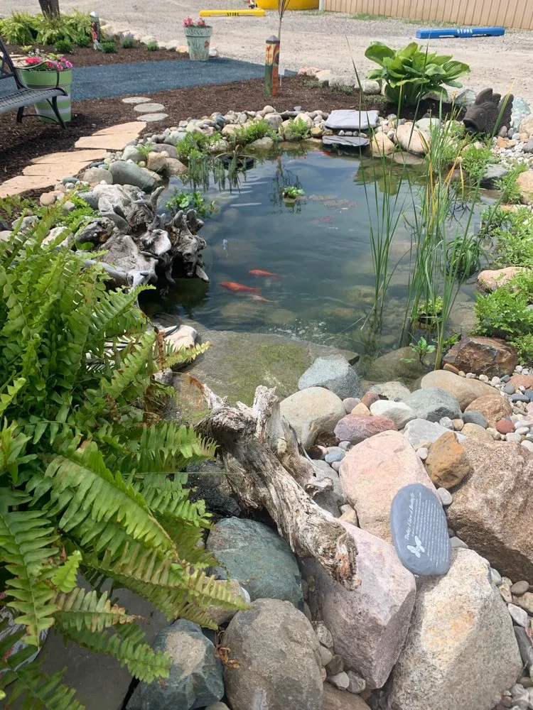 Expert landscape installation near you in Flint, MI by Backyard Oasis Pond & Garden Center
