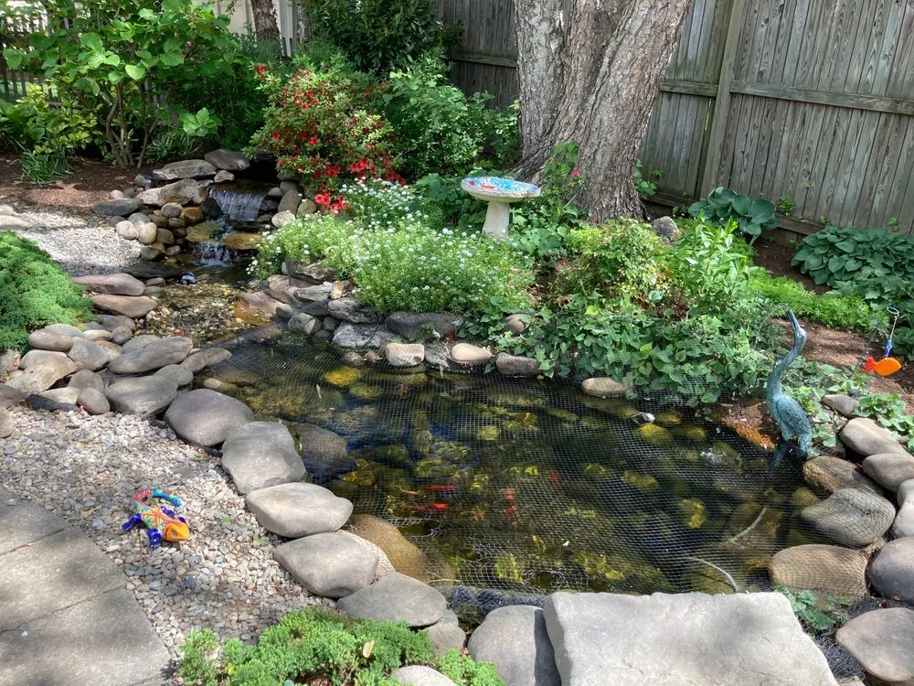 Local residential landscaping with custom design in Rockville, MD by Backyard Ponds