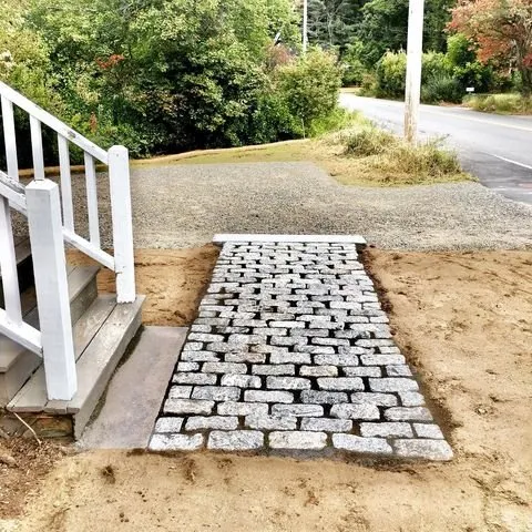 Local landscape installation in Andover, MA - Backyard Solutions