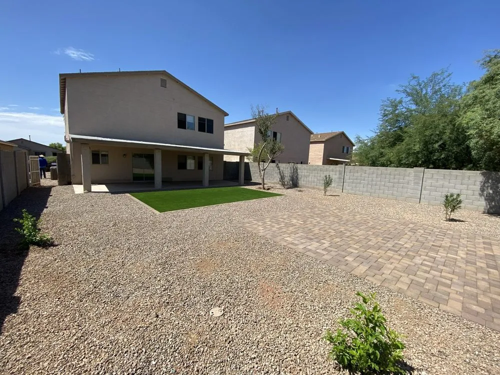 Top-rated yard cleanup service for residential properties in Casa Grande, AZ by Bacson Landscaping