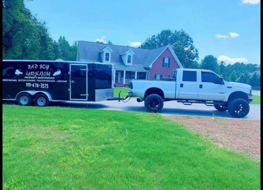Local yard maintenance in Sanford, NC - Bad Boy Landscaping