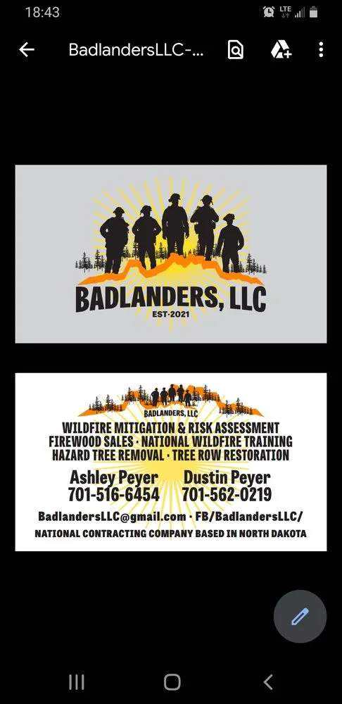 Local landscape design experts serving Driscoll, ND - Badlanders LLC