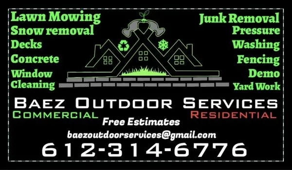 Baez Outdoor Services Logo