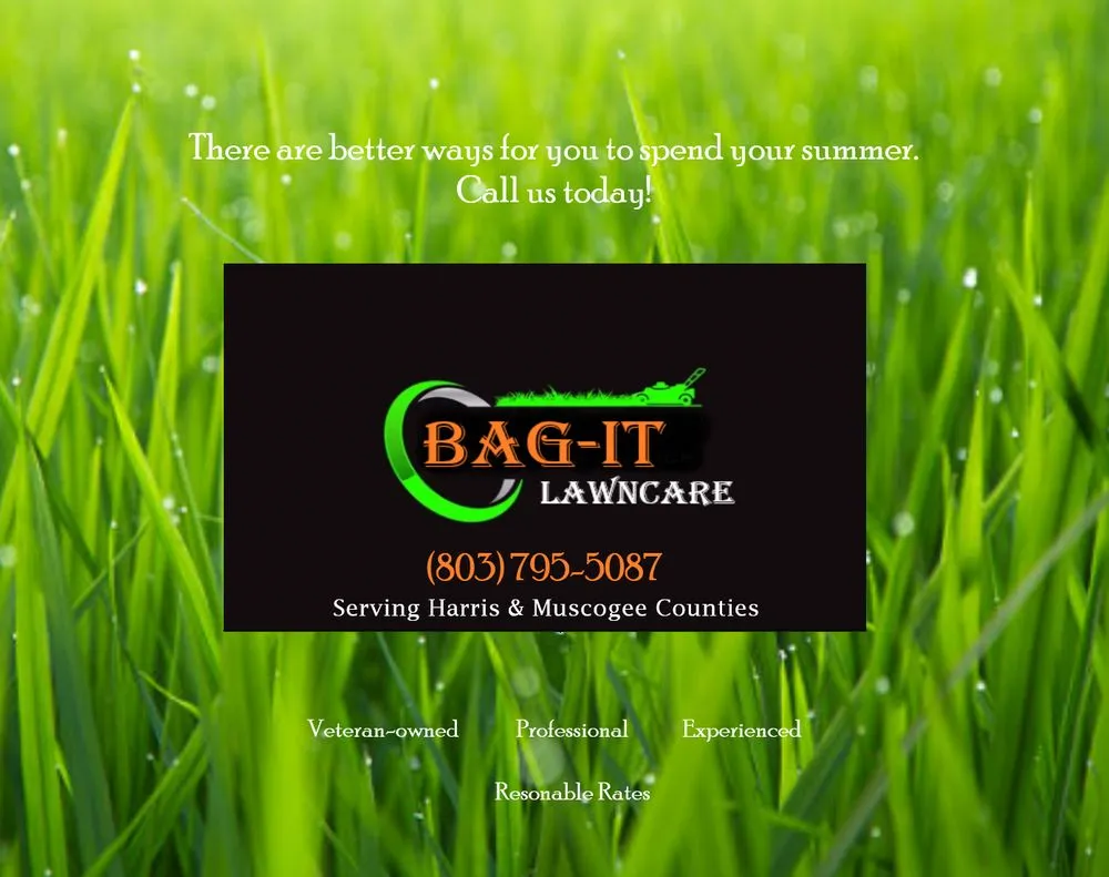 Expert lawn mowing service for residential properties in Ellerslie, GA by BAG-IT Lawn Care