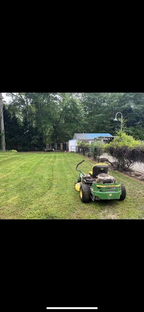 Local lawn mowing service with custom design in Spartanburg, SC by Bagwell & Smith Landscaping