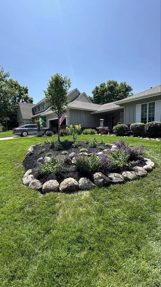 Professional residential landscaping for year-round maintenance in Omaha, NE by Bahena Landscaping