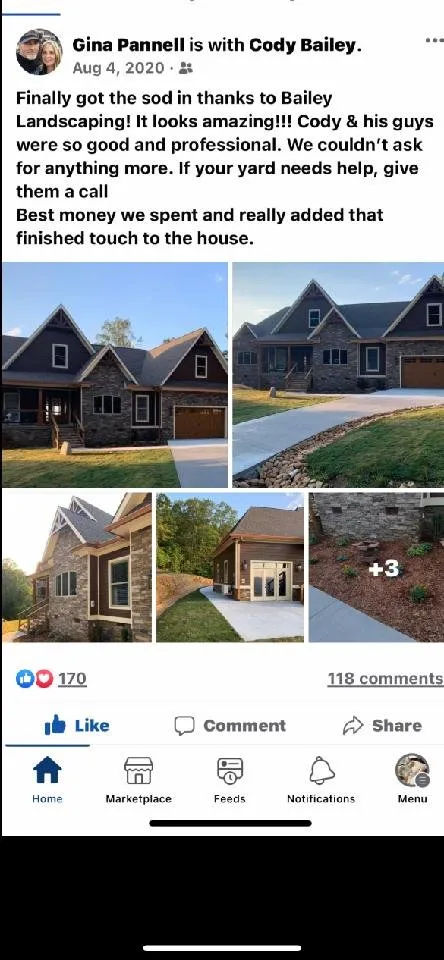 Expert yard cleanup service in Hollywood, AL by Bailey Landscaping