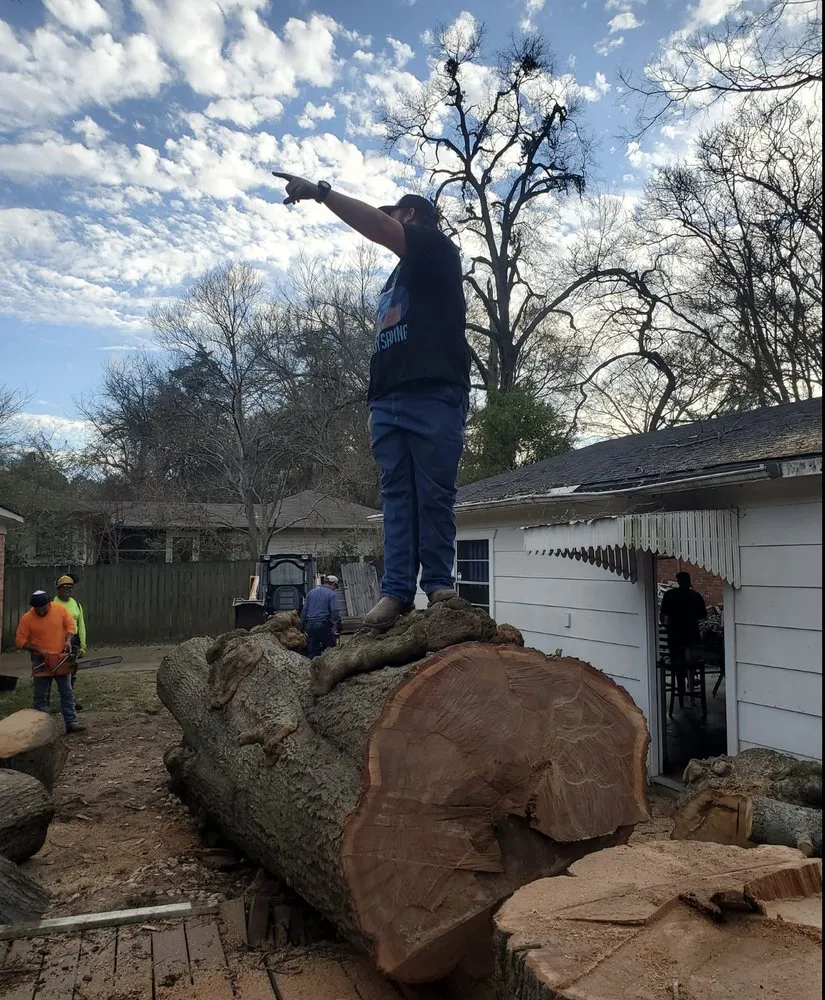 Custom yard cleanup service for residential properties in Tyler, TX by Bailey's Lawn And Tree Service