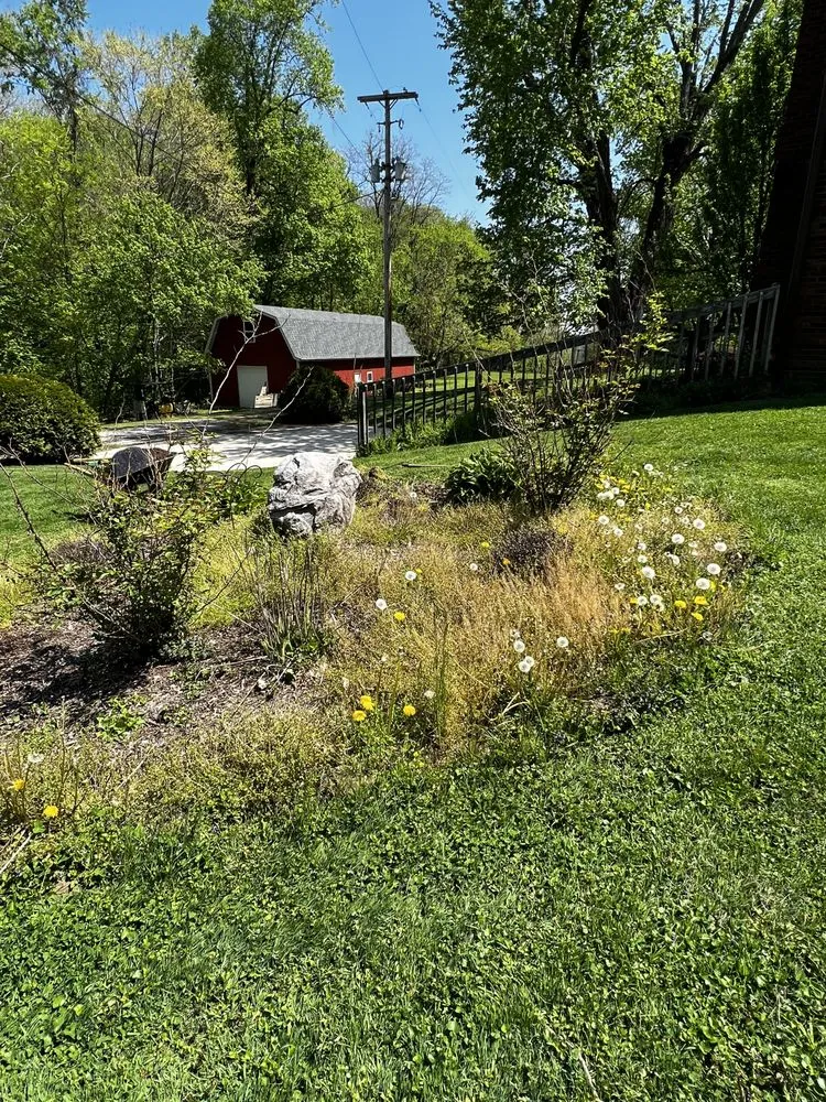 Custom landscape installation in Indianapolis, IN by Bain’s Exterior Solutions