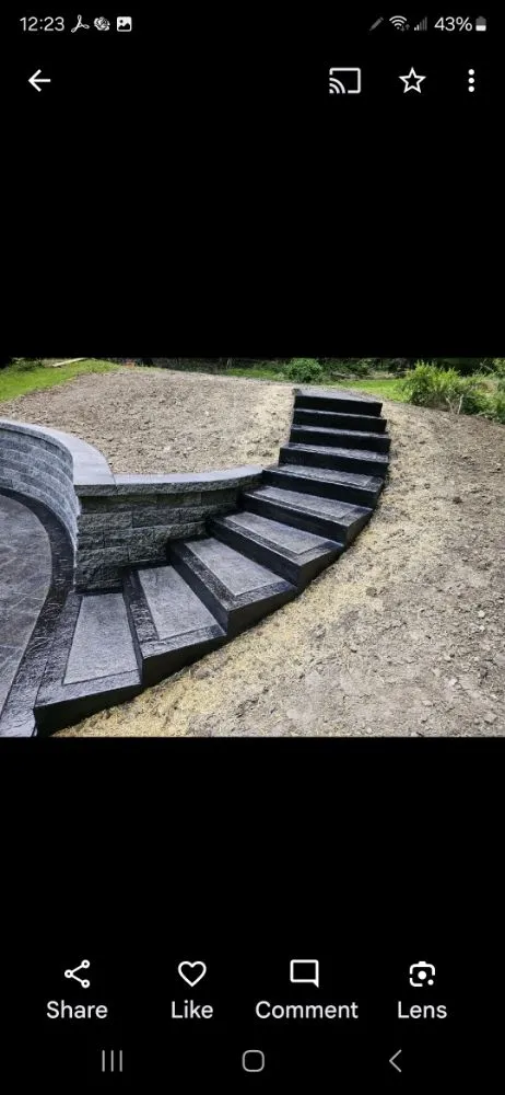 Custom garden landscaping in Gibsonia, PA - Baird Construction