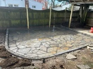 Custom lawn mowing service for homes in Owings Mills, MD by Baird Services