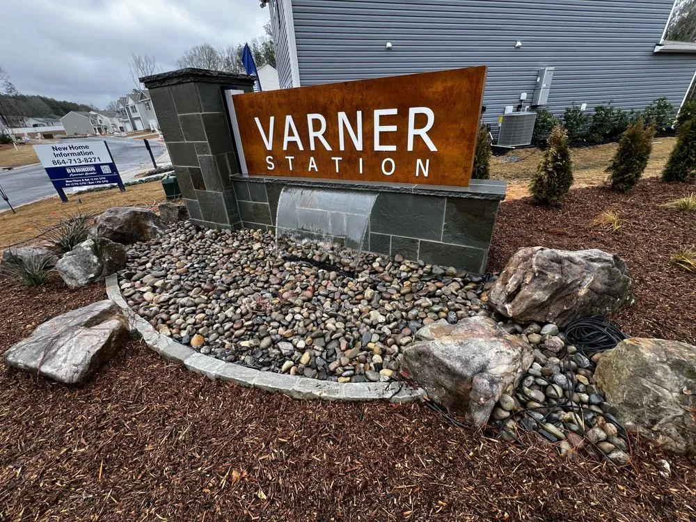 Expert landscape design for homes in Wellford, SC by Baires Masonry Solution