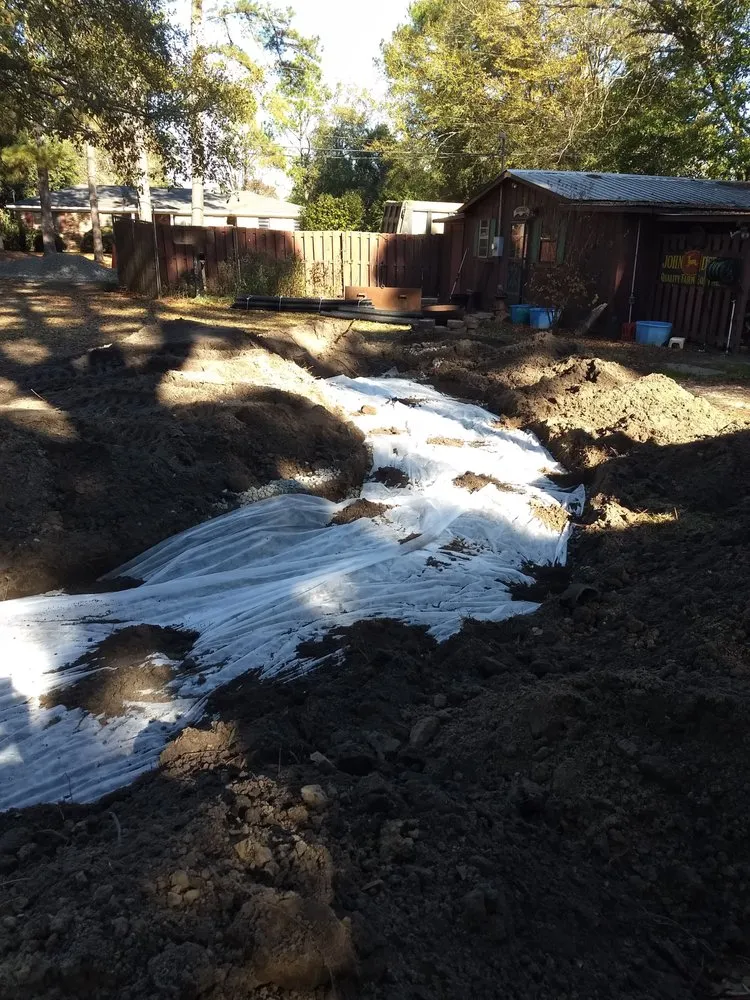 Reliable landscaping services with custom design in Brooklet, GA by Baker Backhoe Enterprise