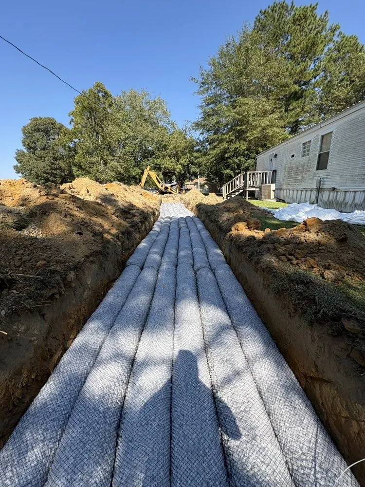 Professional lawn mowing service in Brooklet, GA by Baker Backhoe Enterprise