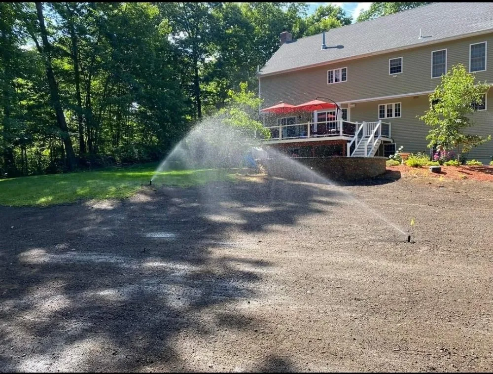 Custom outdoor landscaping for beautiful yards in Worcester, MA by Baker Jrs Landscaping and Irrigation