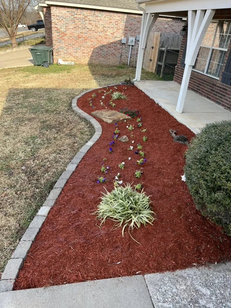 Custom yard cleanup service for outdoor upgrades in Sand Springs, OK by Baker Lawn and Land