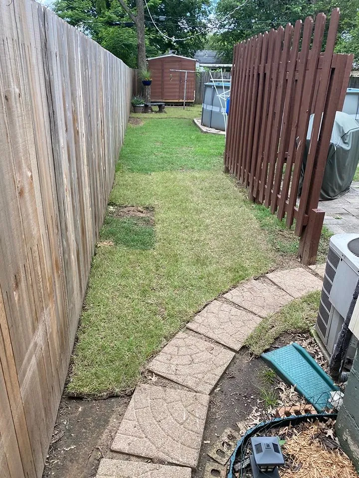 Custom garden landscaping in Sand Springs, OK - Baker Lawn and Land