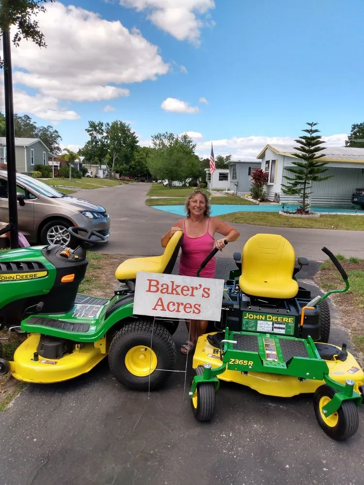 Custom landscape design in Leesburg, FL by Bakers acres lawn care