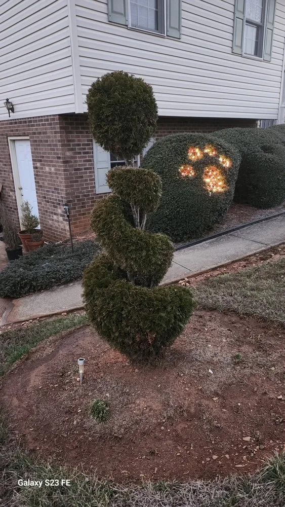 Affordable lawn mowing service for homes in King, NC by Bakers Botanicals