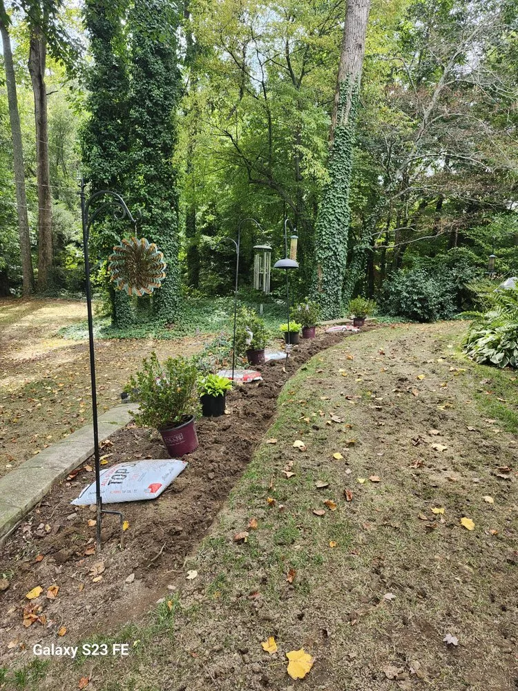 Professional lawn care service with custom design across King, NC - Bakers Botanicals