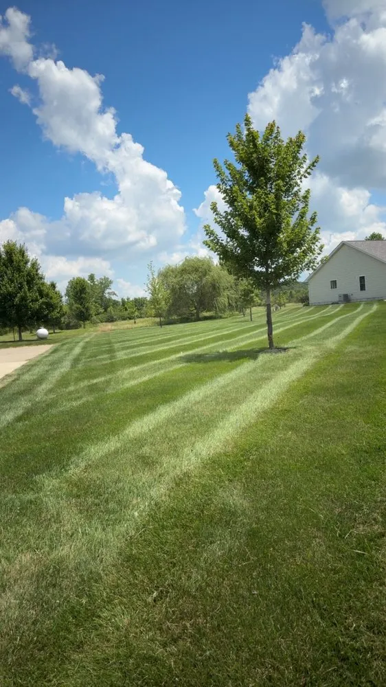 Top-rated outdoor landscaping for residential properties in Hamilton, OH by Bakers Land Solutions