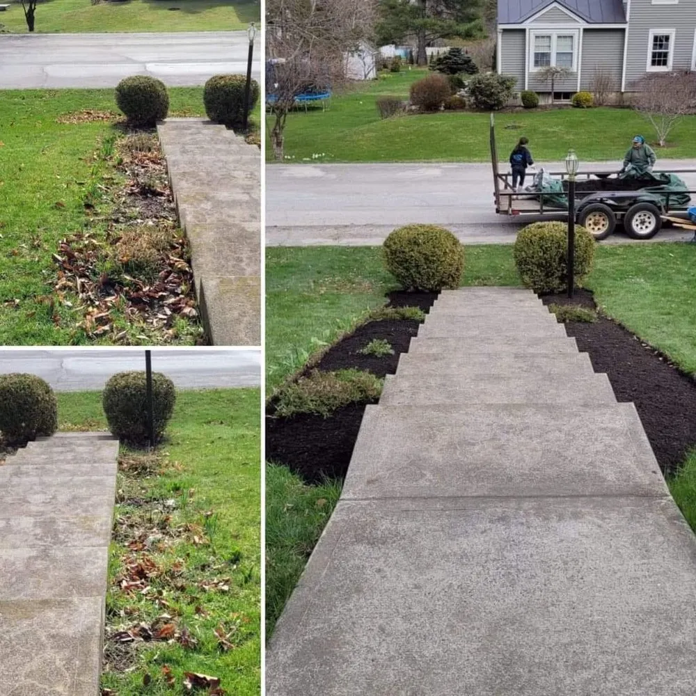 Custom garden landscaping with custom design across China, ME - Bakers Landscaping And Property Solutions