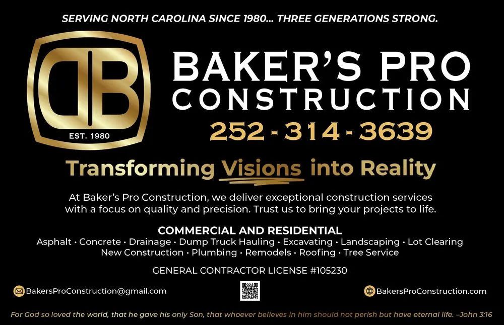 Trusted lawn care service for year-round maintenance across Nashville, NC - Baker's Pro Construction