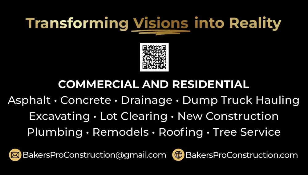 Custom garden landscaping for homes in Nashville, NC by Baker's Pro Construction