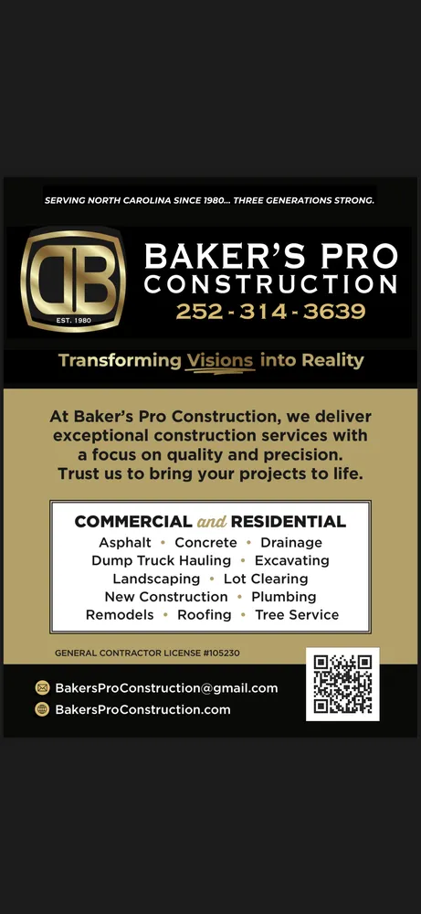 Affordable landscape design for outdoor upgrades across Nashville, NC - Baker's Pro Construction