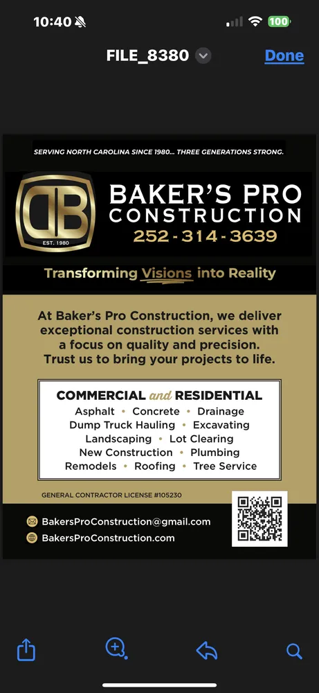Reliable garden landscaping for residential properties in Nashville, NC by Baker's Pro Construction