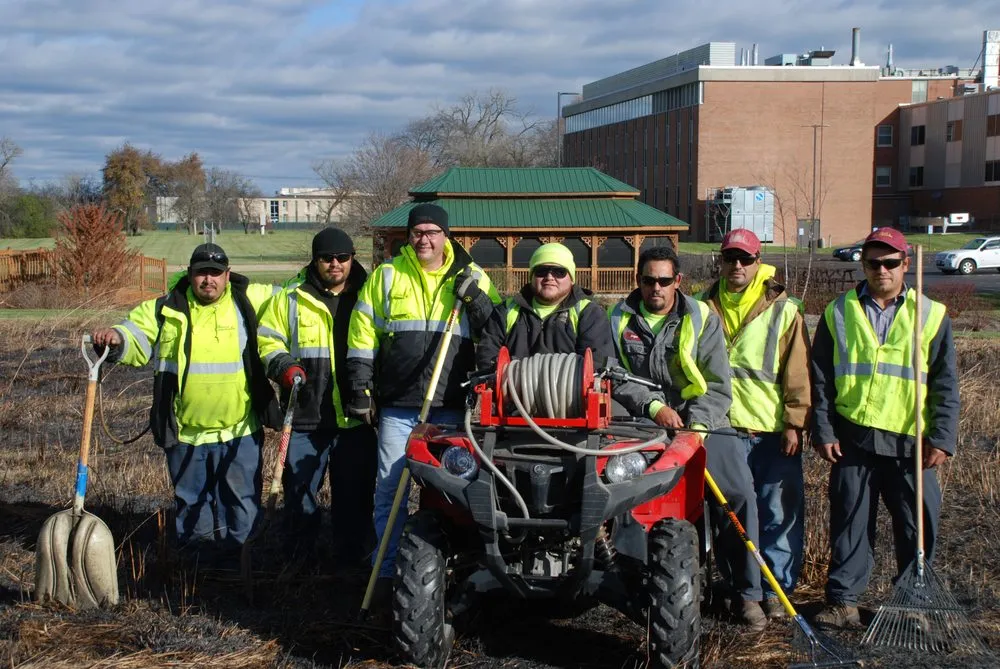 Professional lawn mowing service in Lombard, IL by Balanced Environments