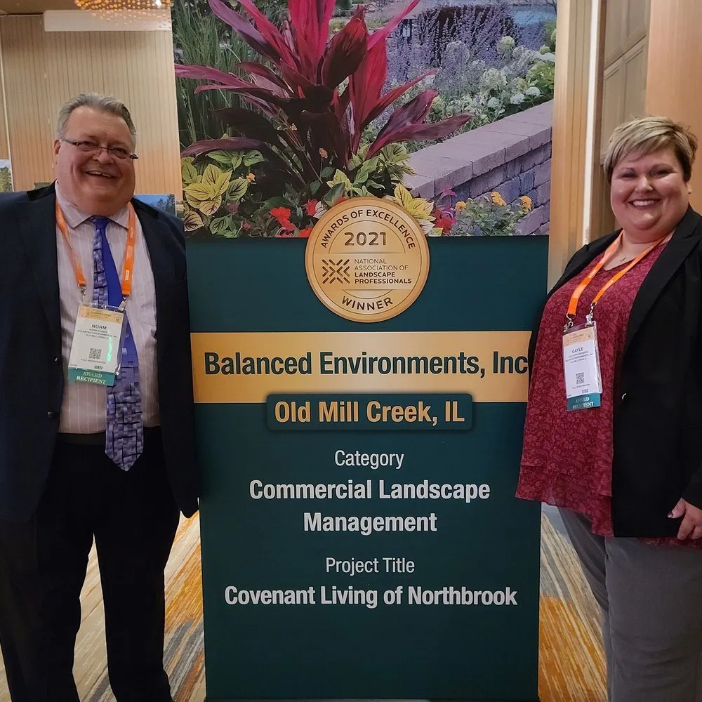 Professional yard maintenance in Plainfield, IL by Balanced Environments