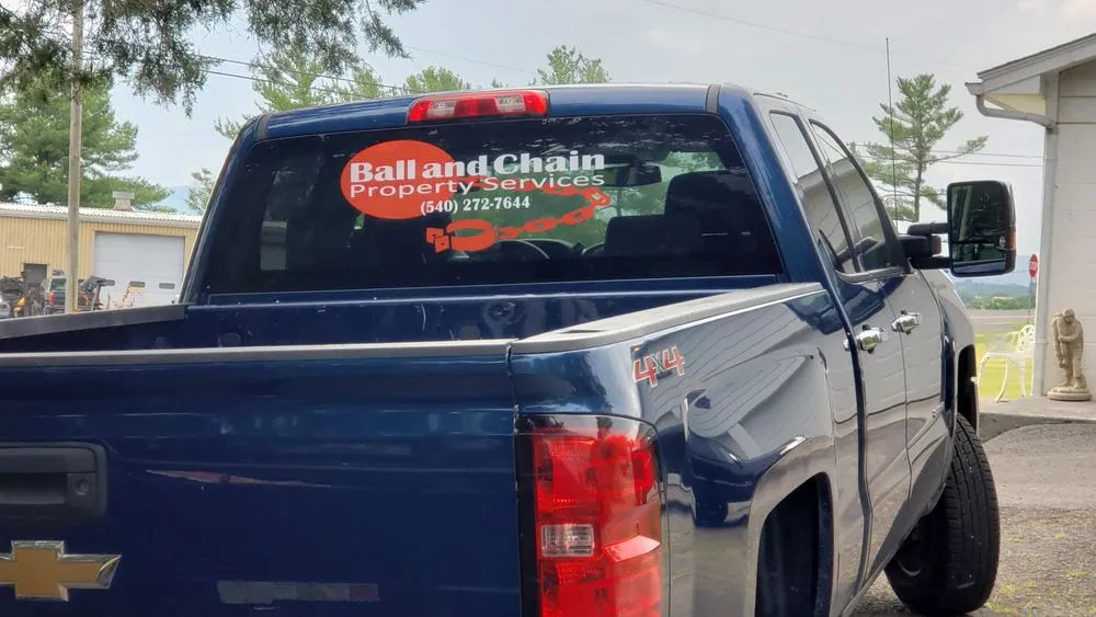 Professional landscaping services with custom design in Strasburg, VA by Ball & Chain Property Services