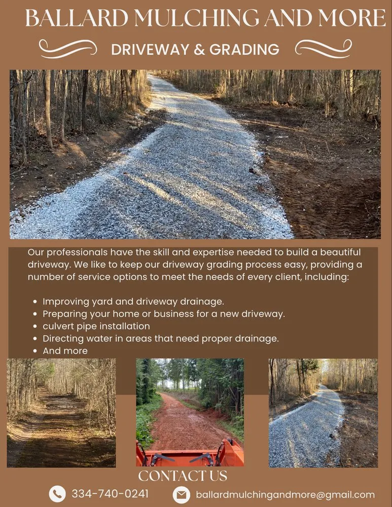 Top-rated residential landscaping for residential properties across Opelika, AL - Ballard Mulching & More