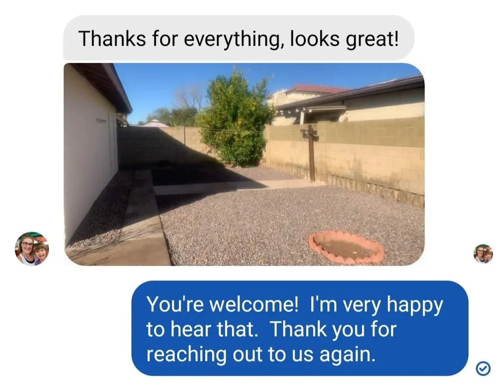 Reliable yard cleanup service with custom design in Cave Creek, AZ by Ballpark Cuts