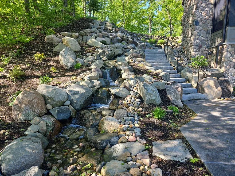 Local landscape installation in Balsam Lake, WI - Balsam Lake Pro-Lawn