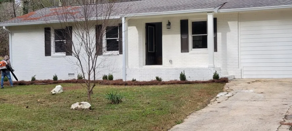 Custom landscape installation for homes in Carrollton, GA by Baltazar Landscape