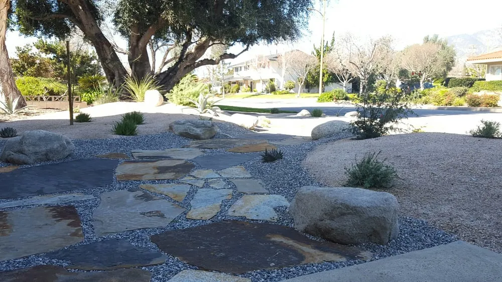 Professional outdoor landscaping with custom design across Cucamonga, CA - BAM Landscape